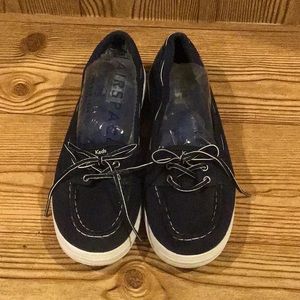 Sz.9 Keds Ortholite Navy Flats.  CLOSET CLEANOUT